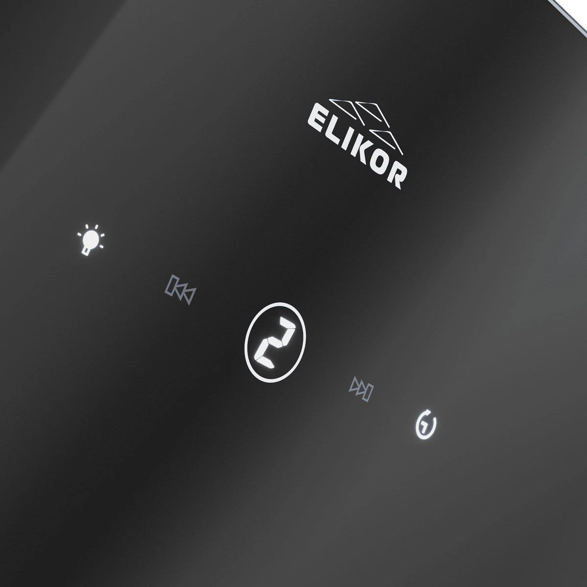 Вытяжка каминная Elikor Rise BK60 черный управление: сенсорное (1 мотор) — миниатюра 2
