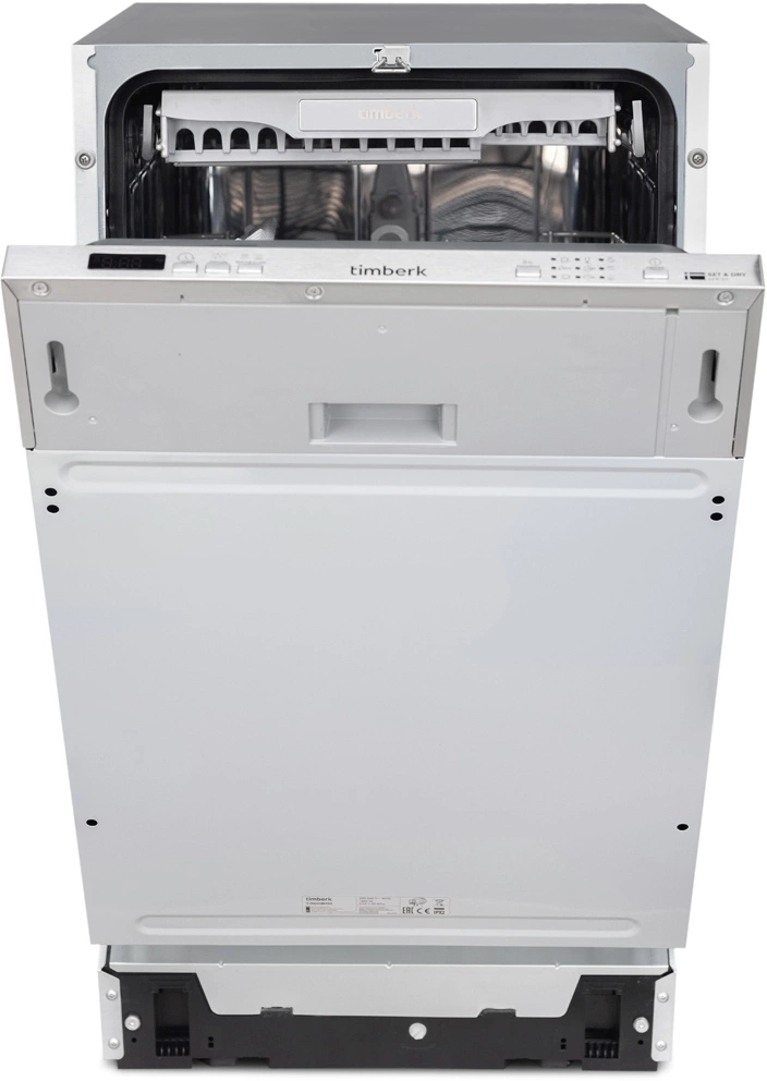 Посудомоечная машина Timberk Set&Dry T-DW45BI103 серебристый (узкая) — миниатюра 8