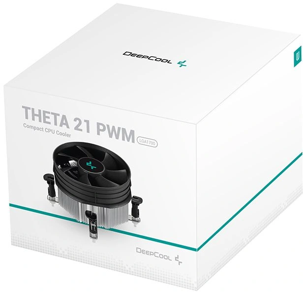 Устройство охлаждения(кулер) Deepcool Theta 21 PWM Soc-1700/1851 серебристый/черный 4-pin 30.2dB Al 95W 256gr Ret (DP-ICAP-T21P-17) — миниатюра 7