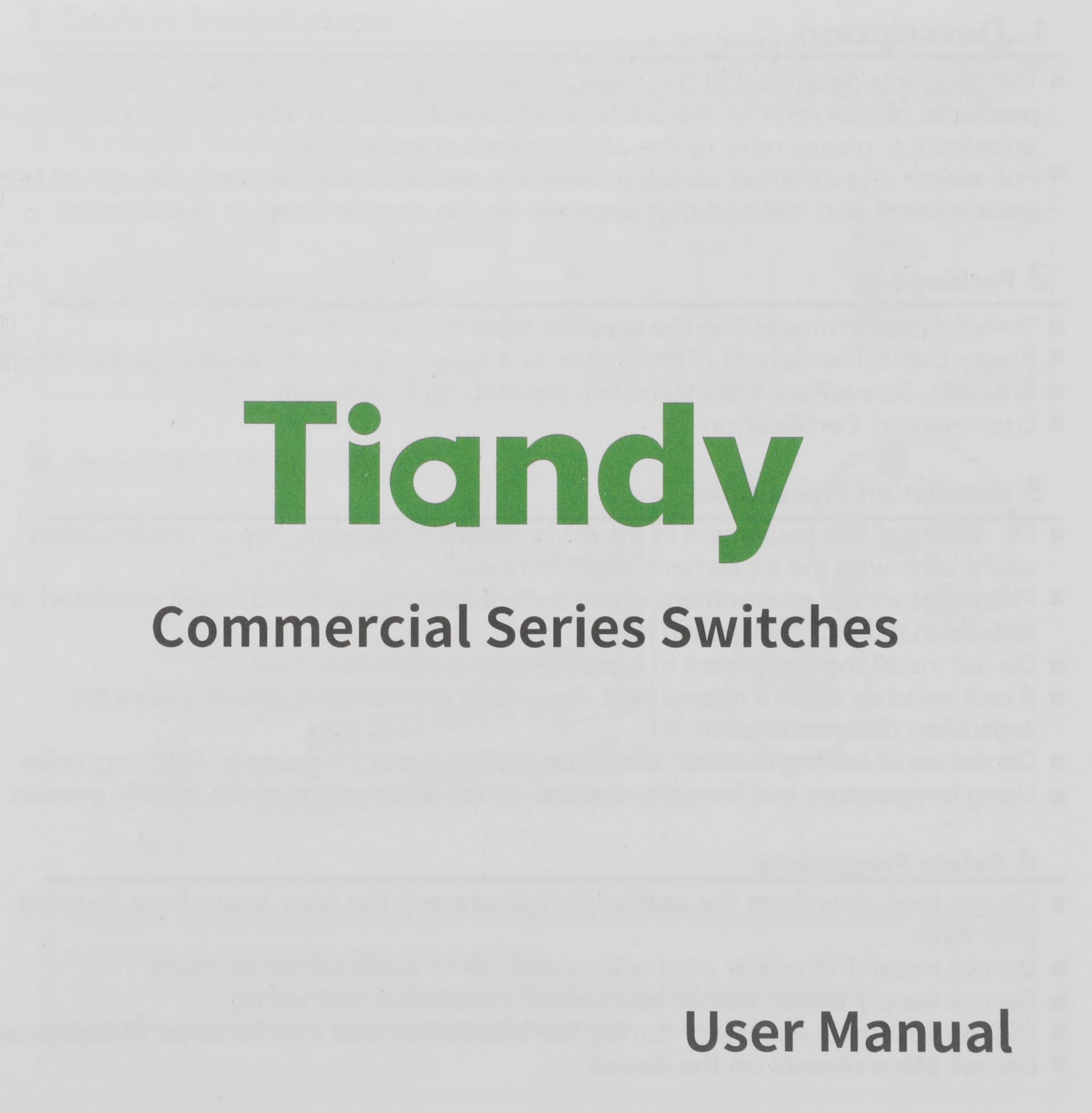 Коммутатор Tiandy TC-P3S06 H/0402/AT/60 — фото 1