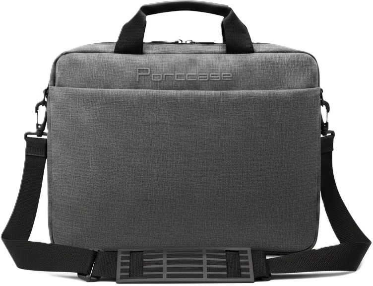 Сумка для ноутбука 14" Portcase KCB-1614 серый нейлон/полиэстер (KCB-1614 GREY) — миниатюра 3