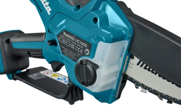 Цепная пила Makita UC100DWA аккум. 210Вт дл.шины:4"(10cm) 1аккум. 2Ач ЗУ — миниатюра 2
