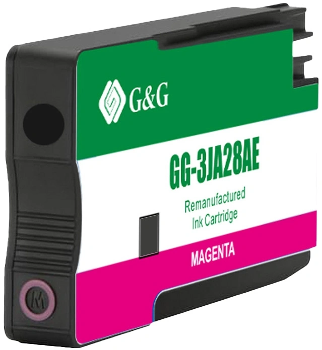 Картридж струйный G&G GG-3JA28AE 963XL пурпурный (25.8мл) для HP OfficeJet Pro 9010/9010e/9012/9012e/9014/9014e/9015/9015e/9016/9019/9019e/9020/9022/9022e/9025/9025e AIO с чипом — миниатюра 2