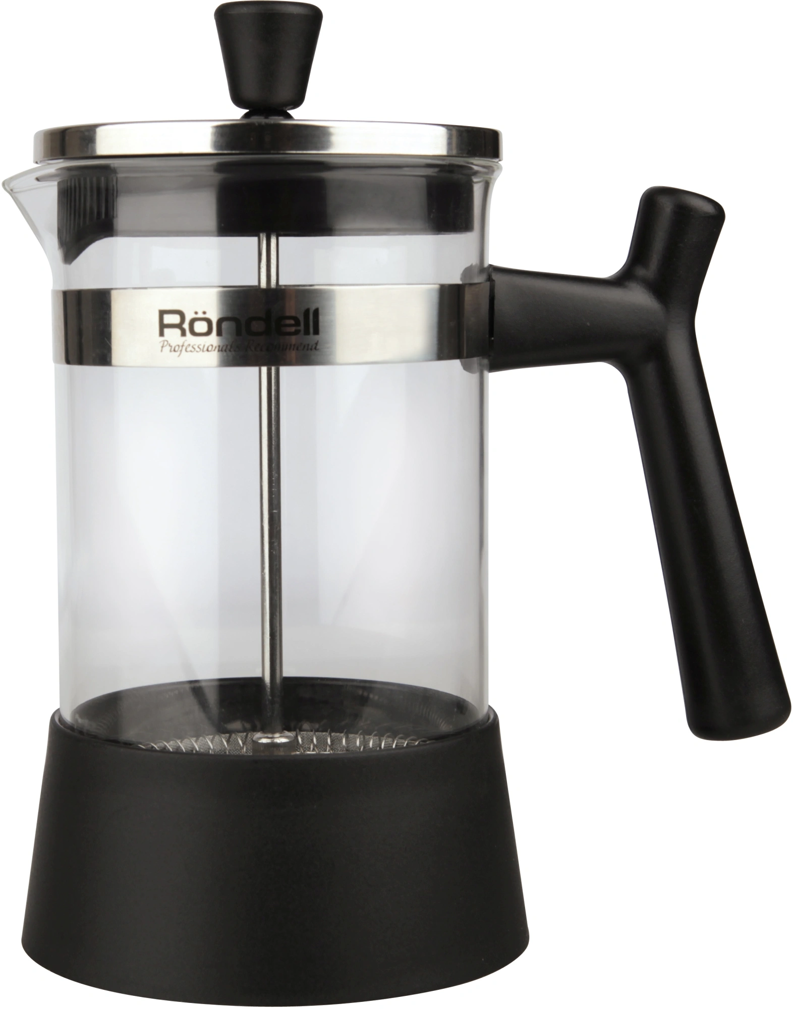 Френч-пресс Rondell Wonder RDS-426 0.6л черный/стальной