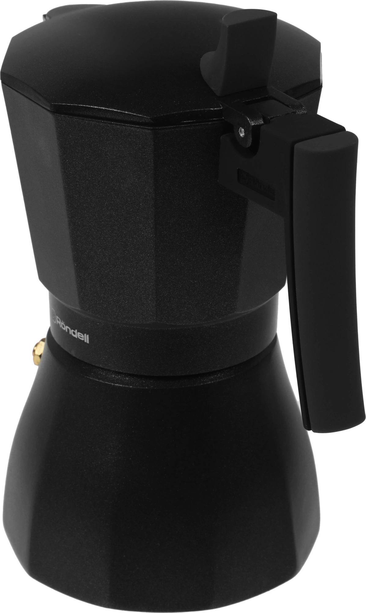 Кофеварка гейзерн. Rondell Kafferro RDS-499 0.3л алюминий темно-серый — миниатюра 7