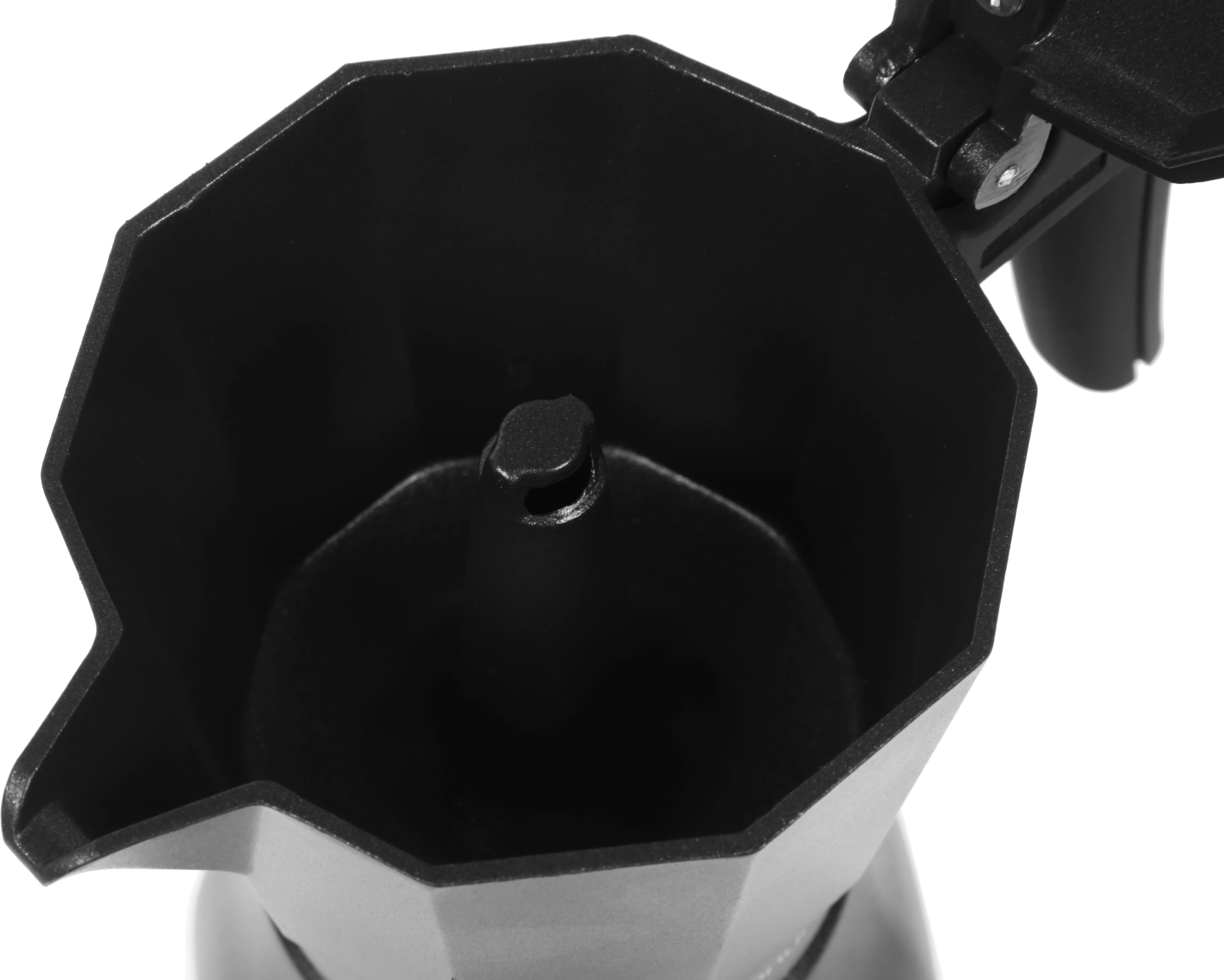 Кофеварка гейзерн. Rondell Kafferro RDS-499 0.3л алюминий темно-серый — миниатюра 12