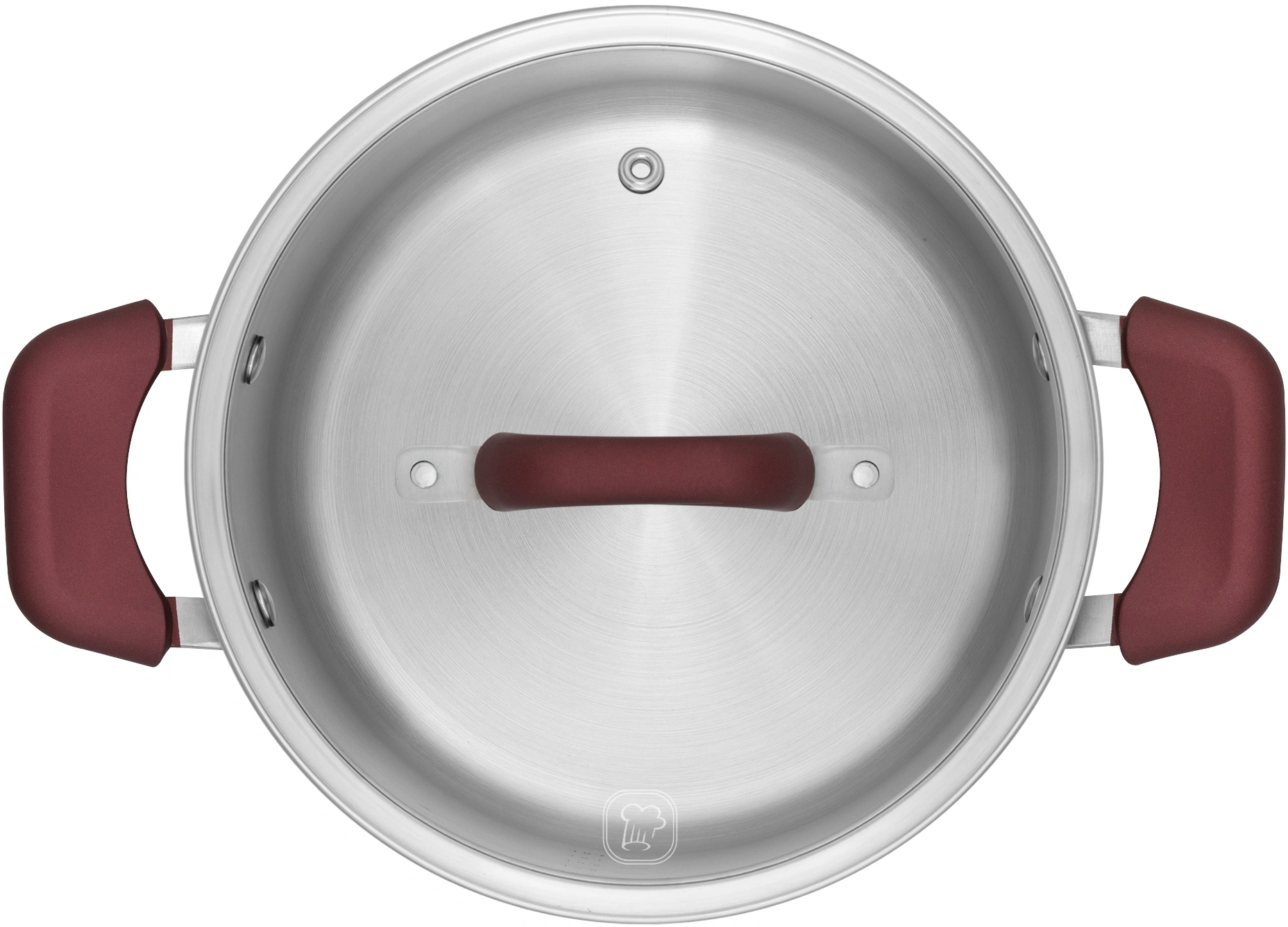 Кастрюля Rondell Bojole RDS-737 5.6л. d=24см (с крышкой) стальной — миниатюра 3