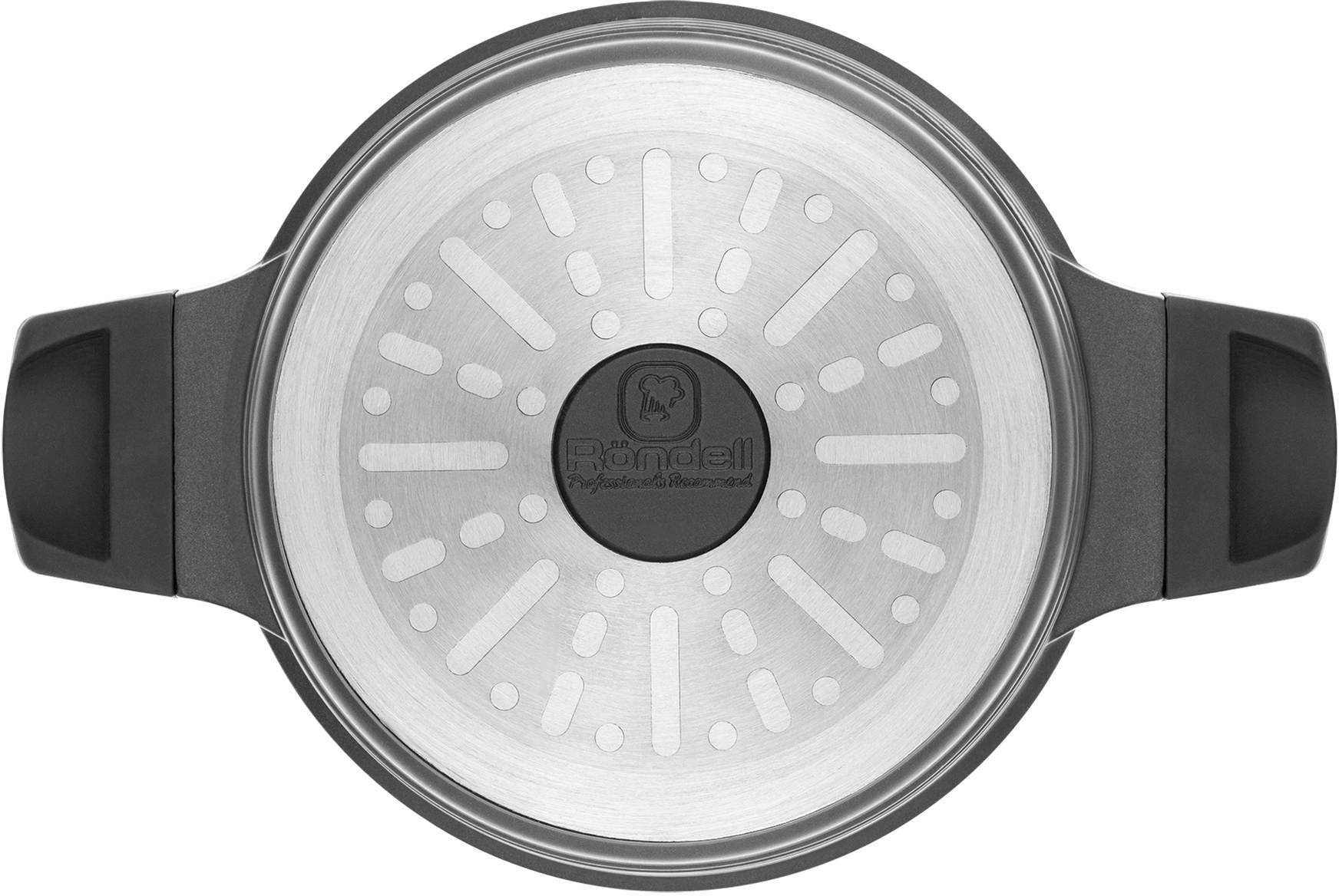 Кастрюля Rondell Walzer RDA-766 4.7л. d=24см (с крышкой) черный — миниатюра 3