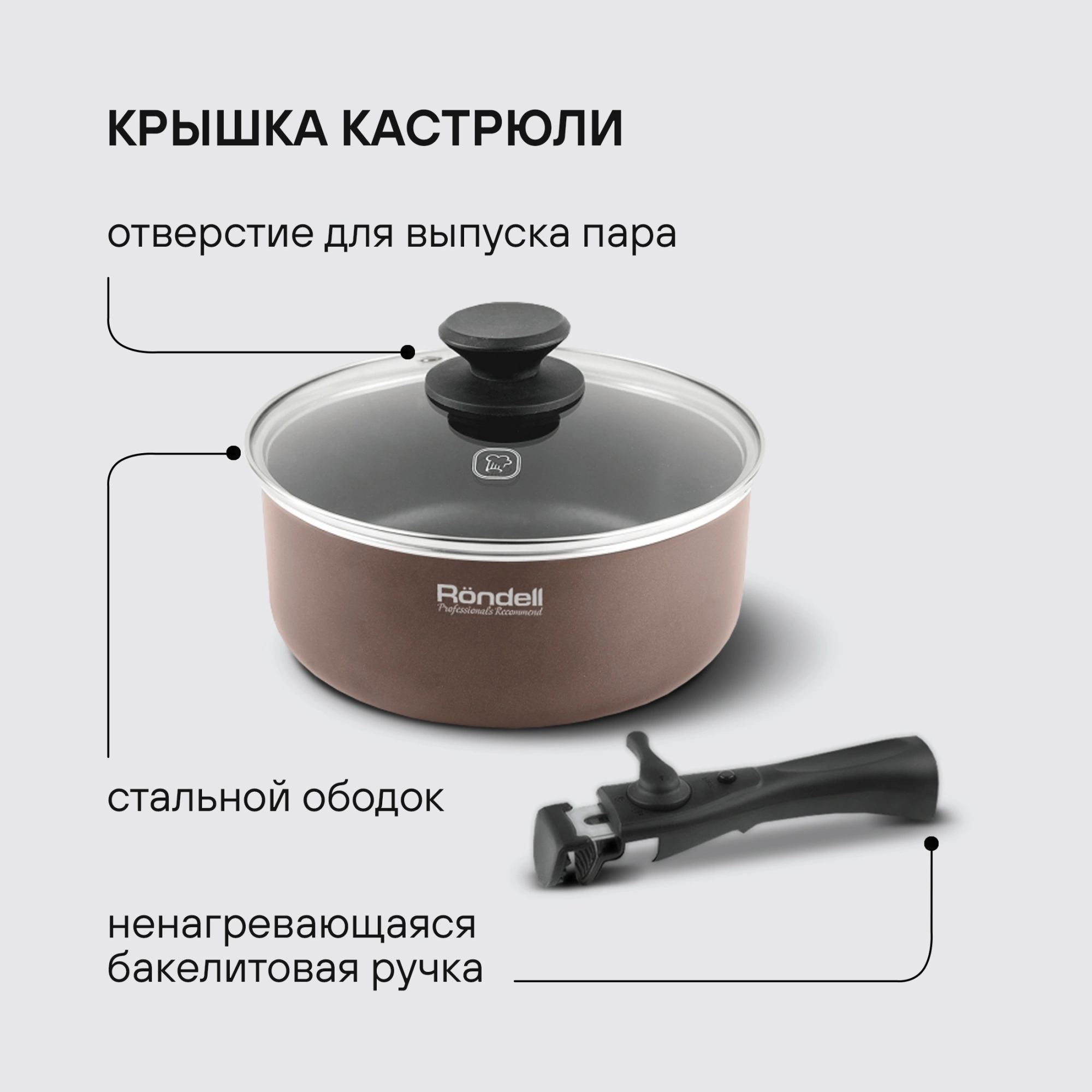 Набор посуды Rondell Kortado RDA-1012 5 предметов — миниатюра 9