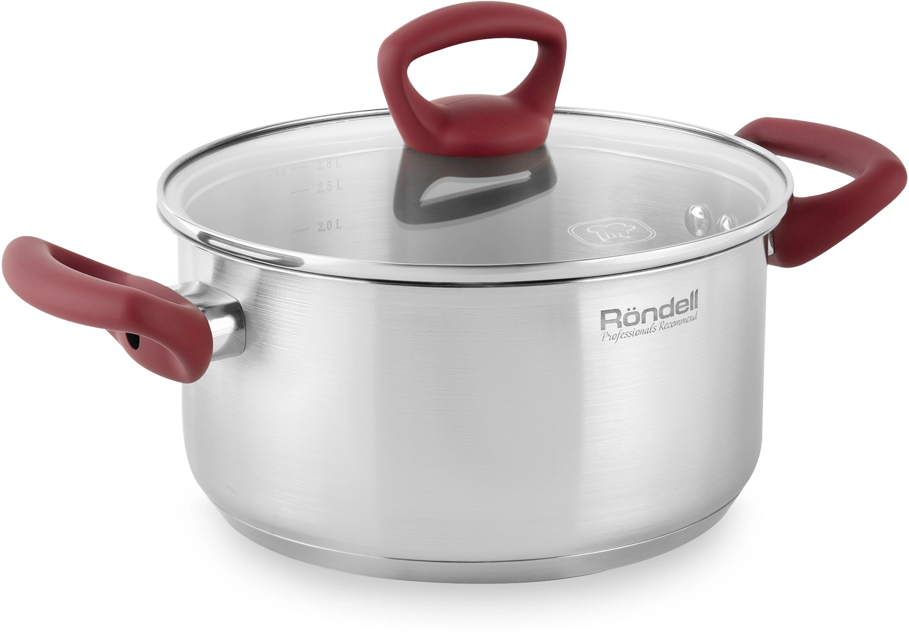 Кастрюля Rondell Heidi RDS-1114 4.8л. d=24см (с крышкой) стальной — миниатюра 6
