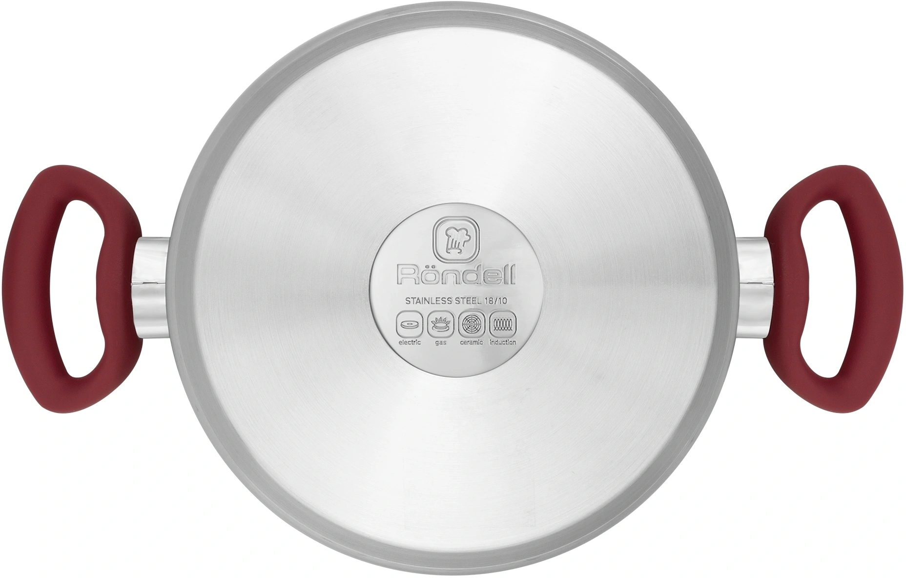Кастрюля Rondell Heidi RDS-1114 4.8л. d=24см (с крышкой) стальной — миниатюра 3