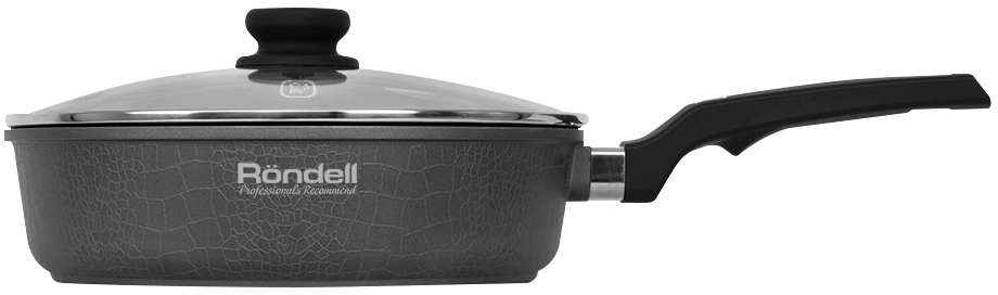 Сотейник Rondell Escurion Grey RDA-1125 4.0л. d=28см (с крышкой) серый — миниатюра 8
