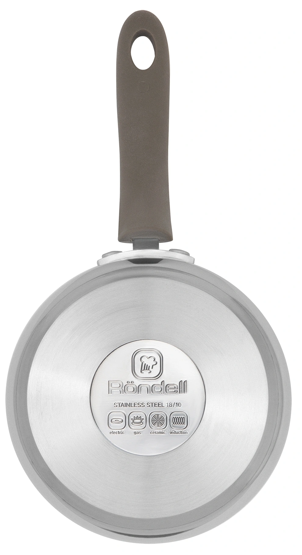 Ковш Rondell Konzept RDS-1228 1.1л. d=14см (с крышкой) стальной — миниатюра 2