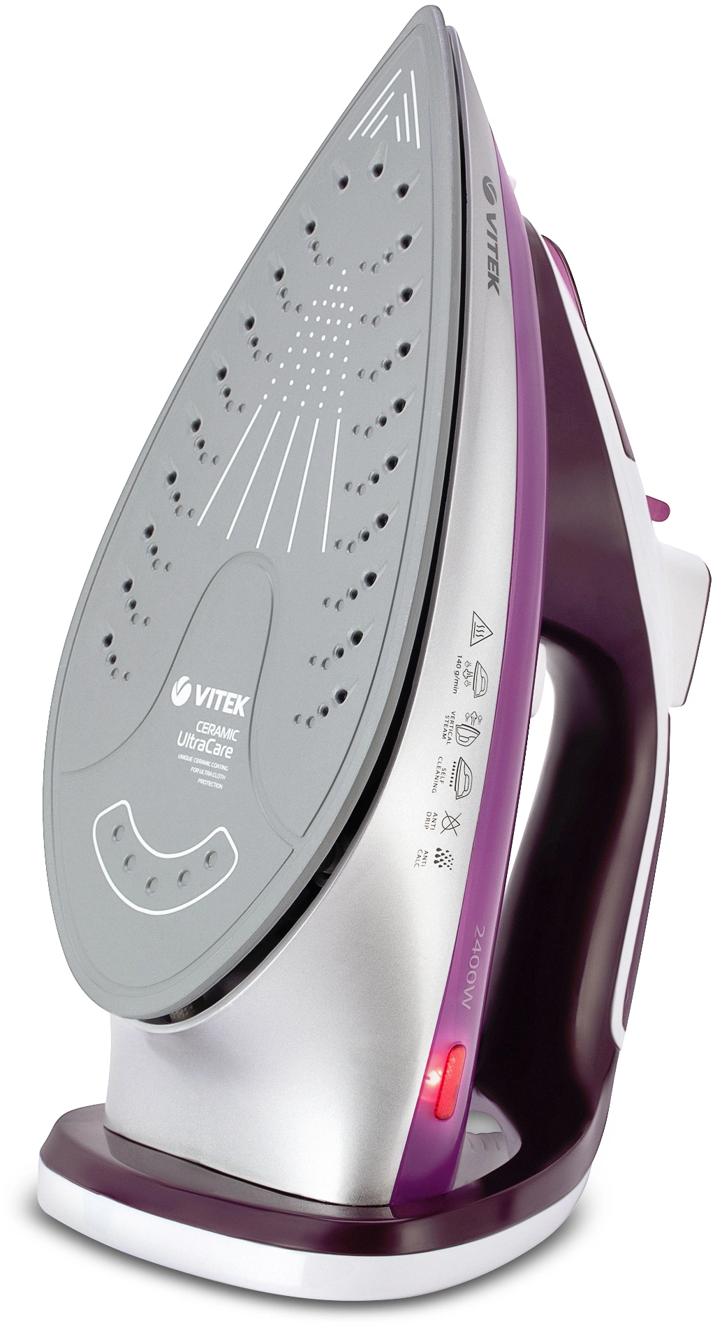 Утюг Vitek VT-1246 2400Вт фиолетовый — миниатюра 3