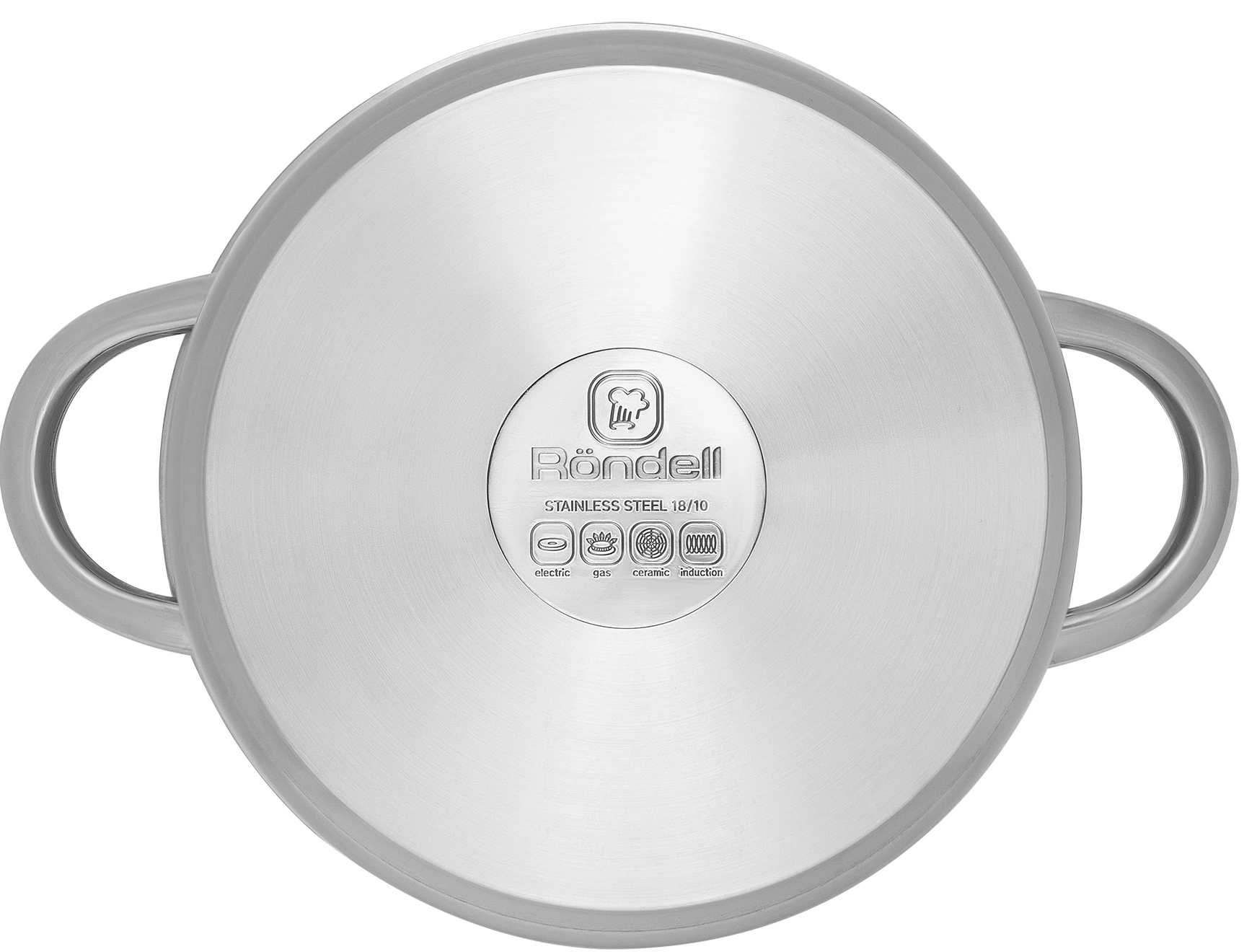 Кастрюля Rondell Point RDS-1312 4.8л. d=24см (с крышкой) стальной — миниатюра 3
