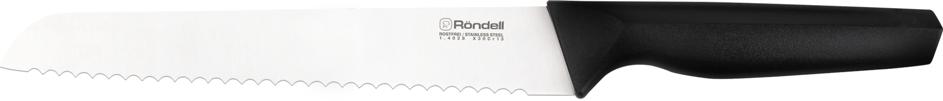 Набор ножей кухон. Rondell Katana RD-1359 компл.:6предм. с подставкой черный подар.коробка — миниатюра 4
