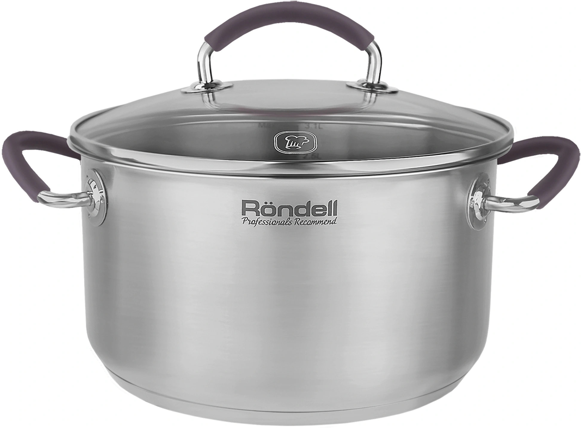 Кастрюля Rondell Akzent RDS-1388 3.1л. d=20см (с крышкой) стальной — миниатюра 5