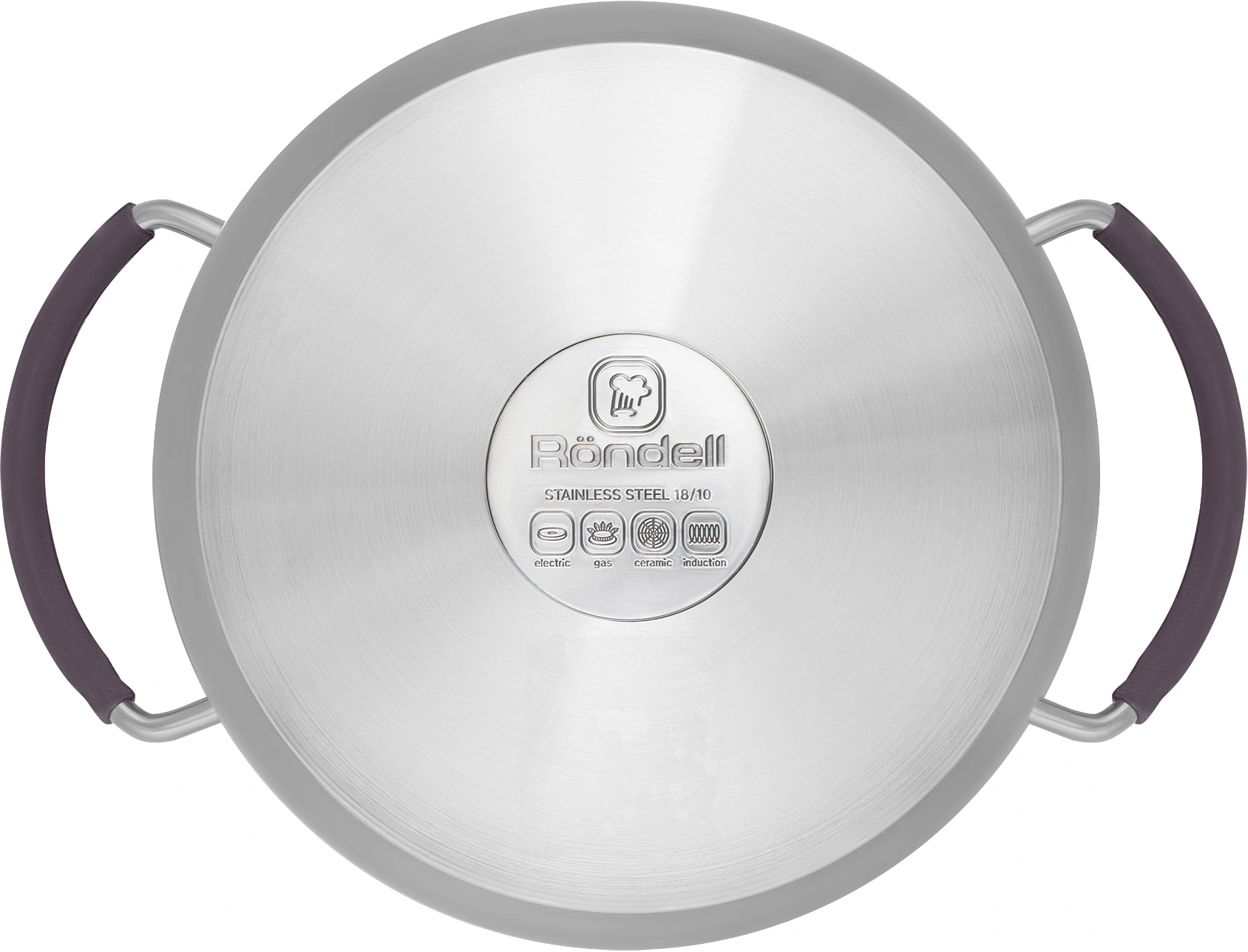 Кастрюля Rondell Akzent RDS-1388 3.1л. d=20см (с крышкой) стальной — миниатюра 3