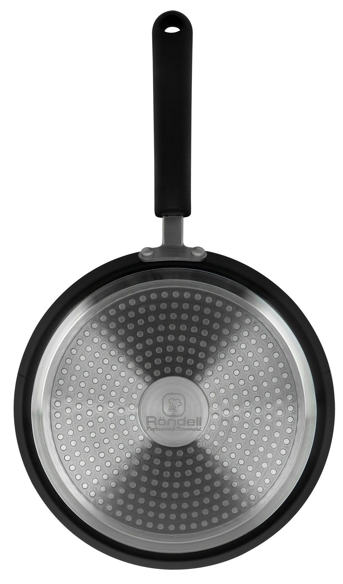 Сковорода блинная Rondell Pancake frypan RDA-1408 круглая 22см покрытие: Xylan Plus ручка несъемная (без крышки) черный — миниатюра 4
