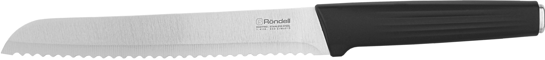 Набор ножей кухон. Rondell Craft RD-1469 компл.:6предм. с подставкой черный подар.коробка — миниатюра 2