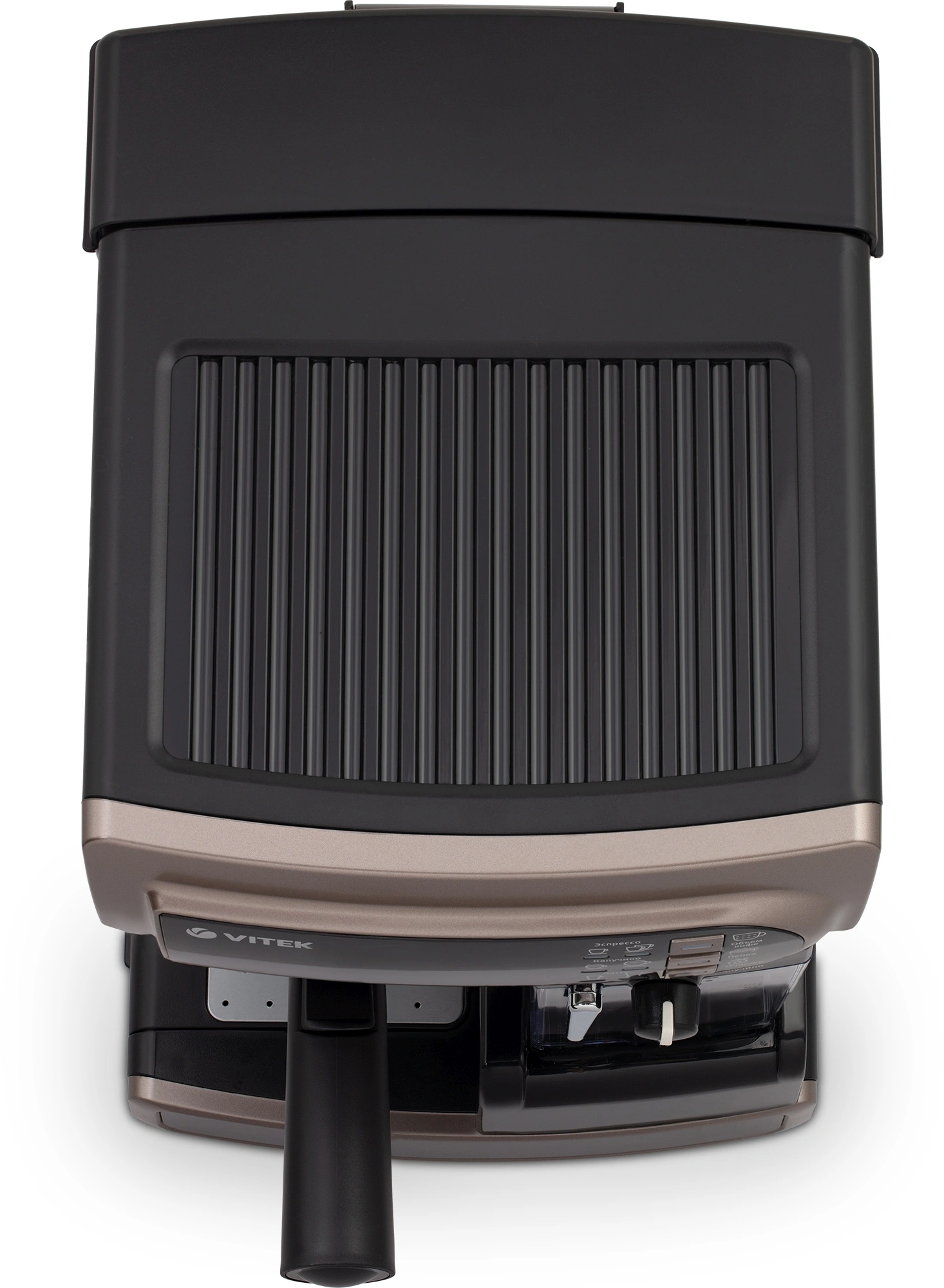 Кофеварка рожковая Vitek VT-1517 1238Вт коричневый — миниатюра 13
