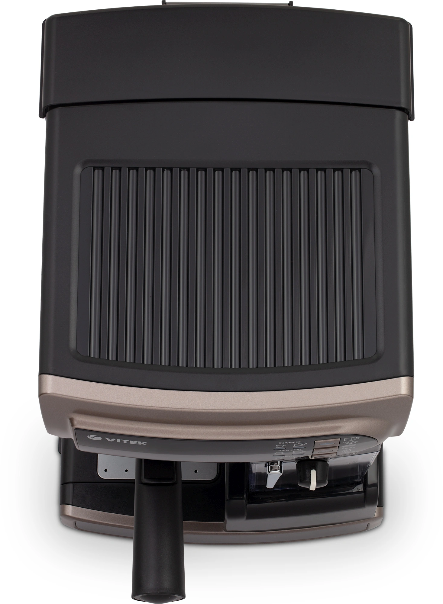 Кофеварка рожковая Vitek VT-1517 BN 1238Вт коричневый — миниатюра 4