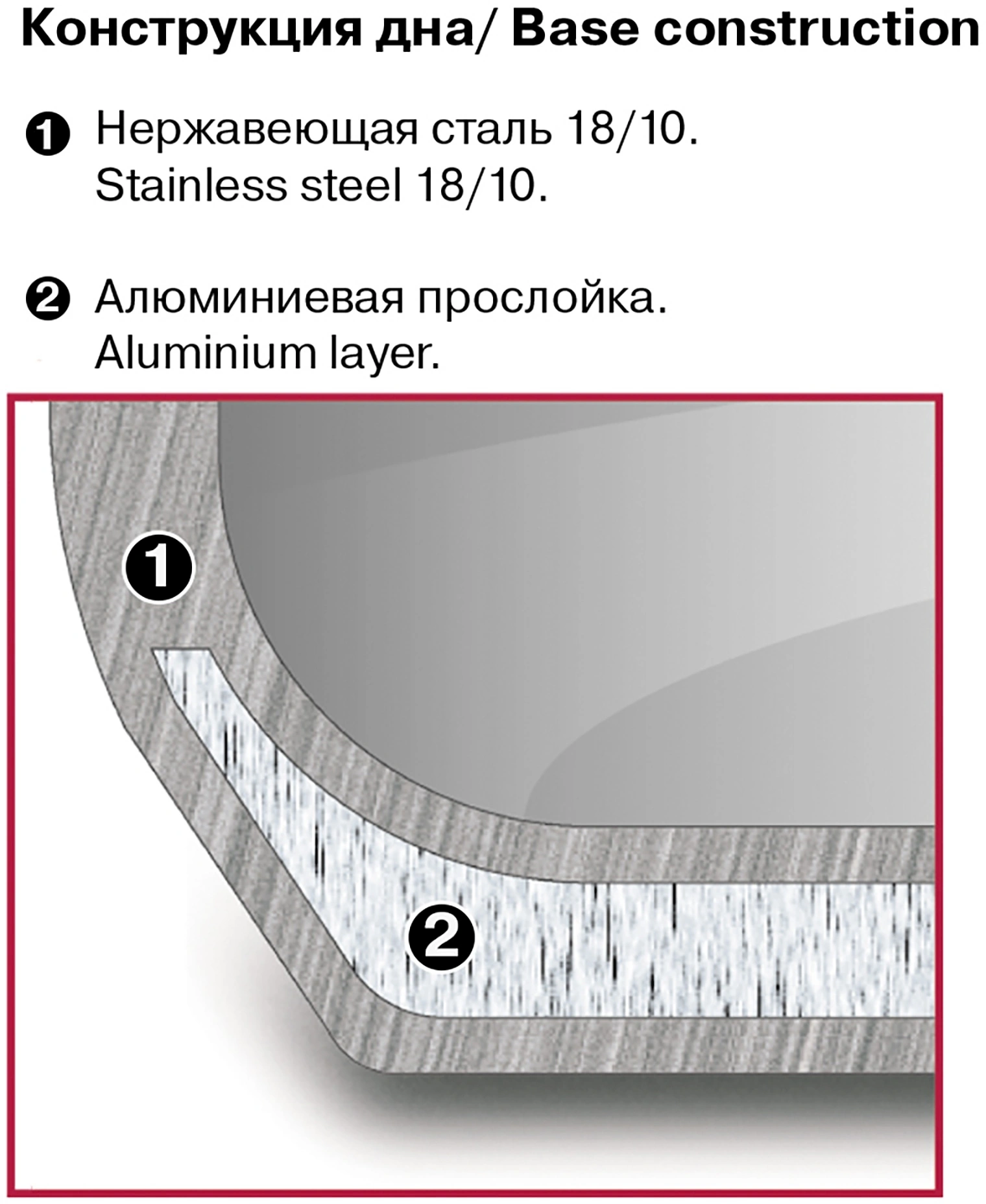 Ковш Rondell Solo RDS-1601 1.3л. d=16см (с крышкой) стальной — миниатюра 6