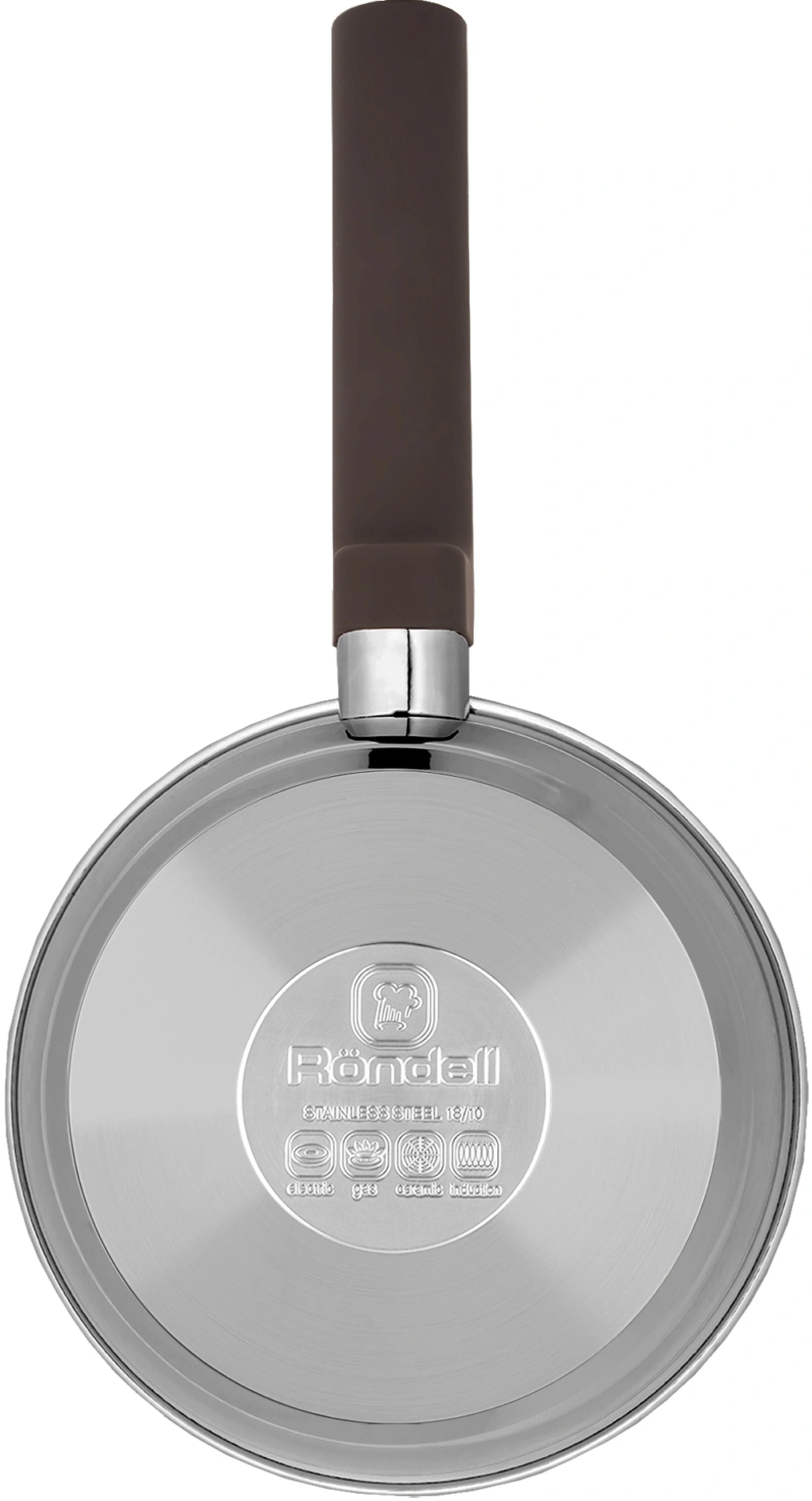 Ковш Rondell Coffee Bean RDS-1643 1.3л. d=16см (с крышкой) стальной — миниатюра 7