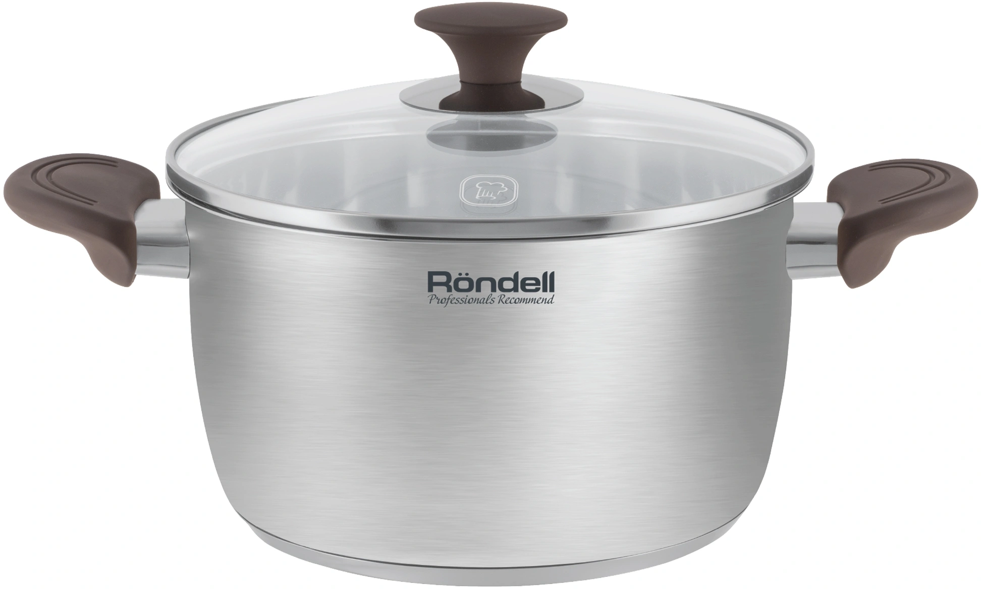 Кастрюля Rondell Coffee Bean RDS-1645 5.7л. d=24см (с крышкой) стальной — миниатюра 4