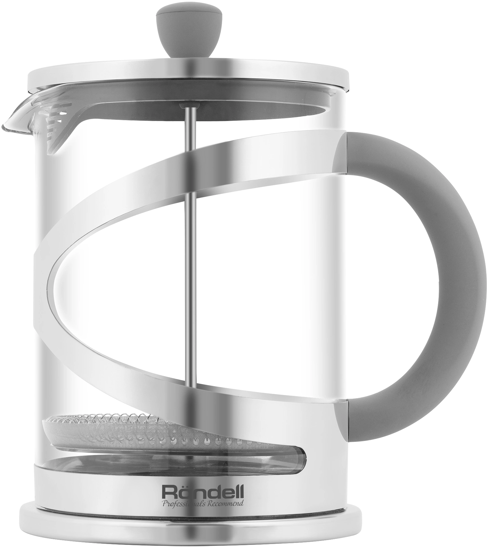 Френч-пресс Rondell Crystal Grey RDS-1669 1л серый — миниатюра 4