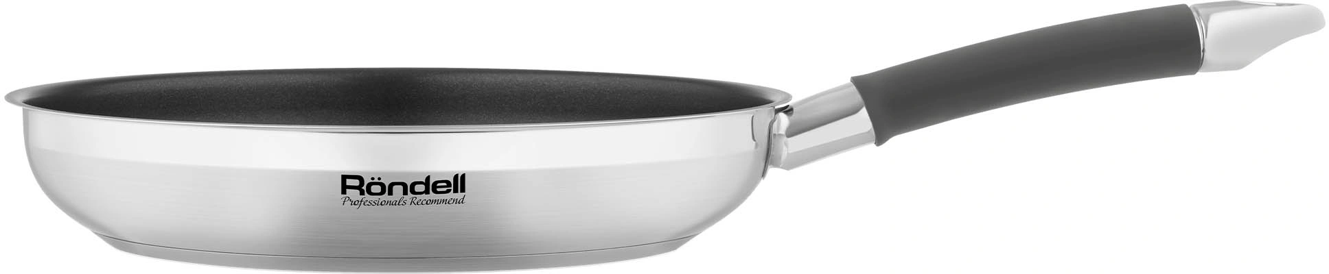 Сковорода Rondell Prime RDS-1678 круглая 28см покрытие: Eclipse ручка несъемная (без крышки) стальной — миниатюра 3
