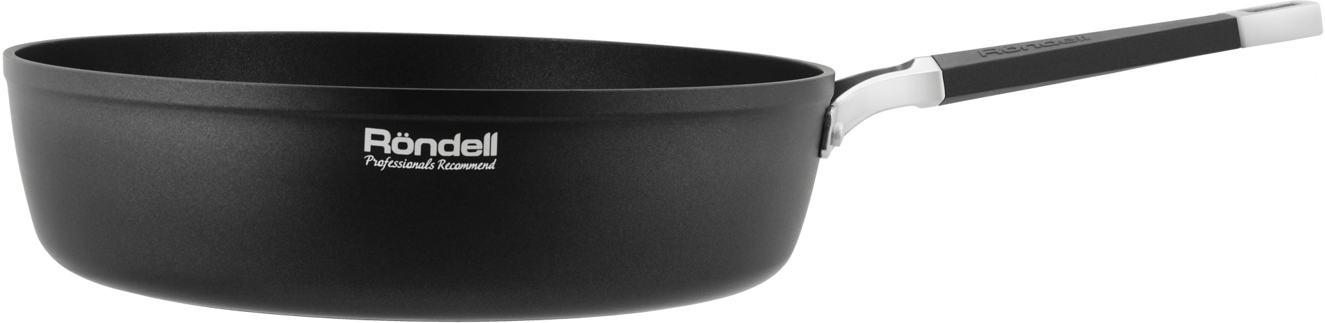Сотейник Rondell Stolz RDA-1770 4.0л. d=28см (без крышки) серый — миниатюра 4
