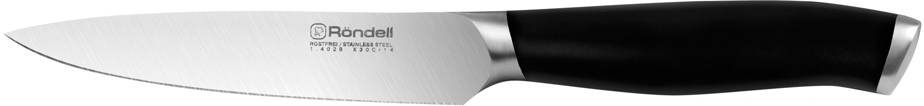 Набор ножей кухон. Rondell Stolz RD-1773 компл.:4предм. разд.дос. черный блистер — миниатюра 5