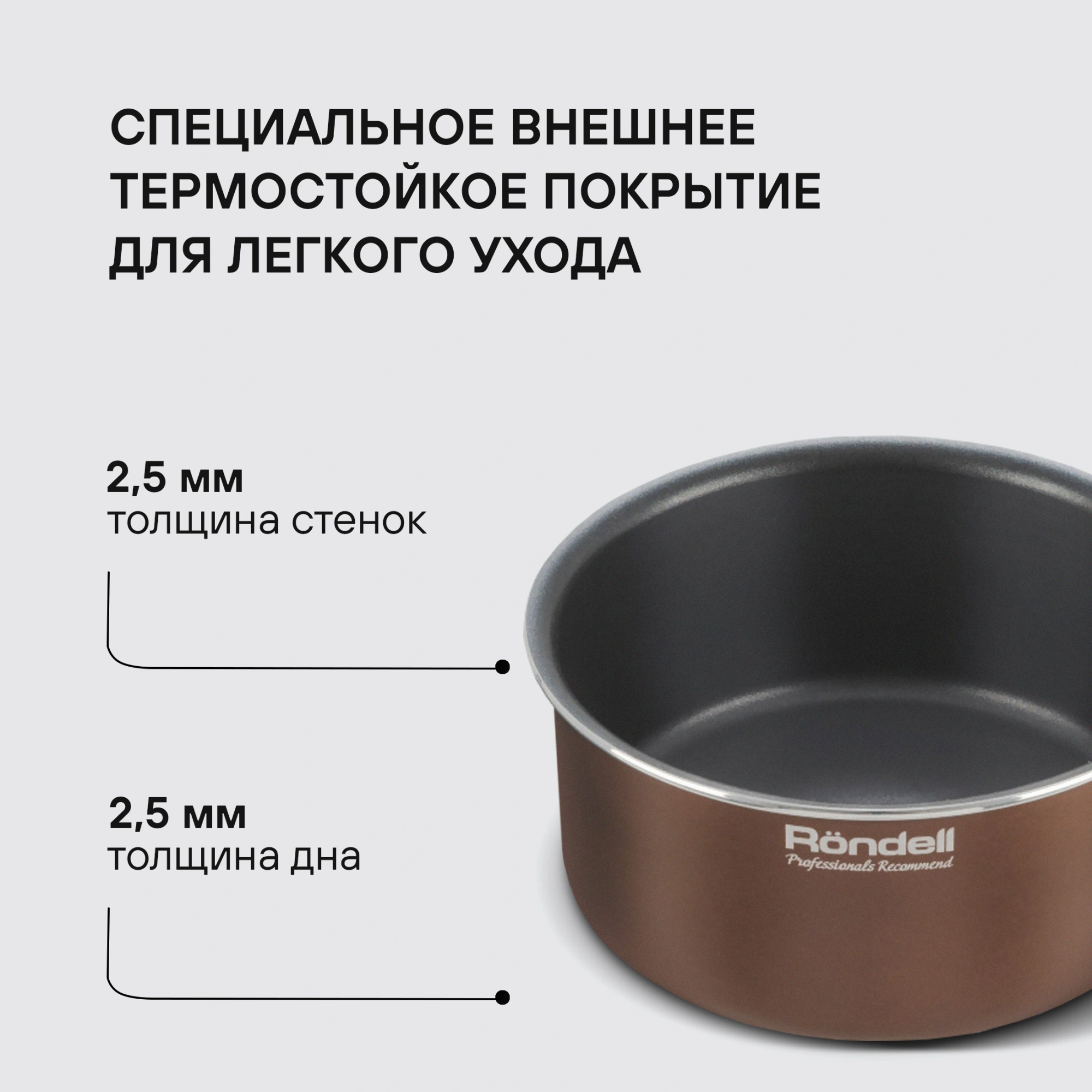 Набор посуды Rondell Kortado RDA-1787 6 предметов — миниатюра 7