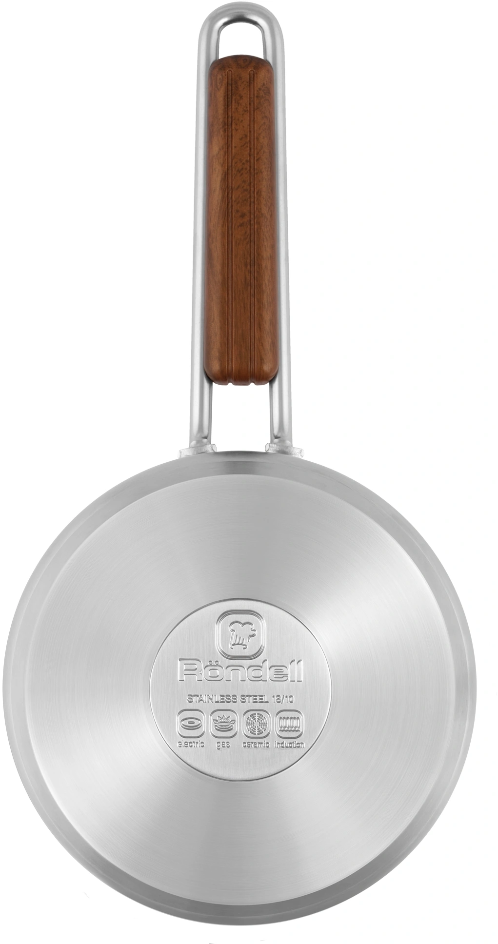Ковш Rondell Fjord RDS-1790 1.4л. d=16см (с крышкой) стальной — миниатюра 3