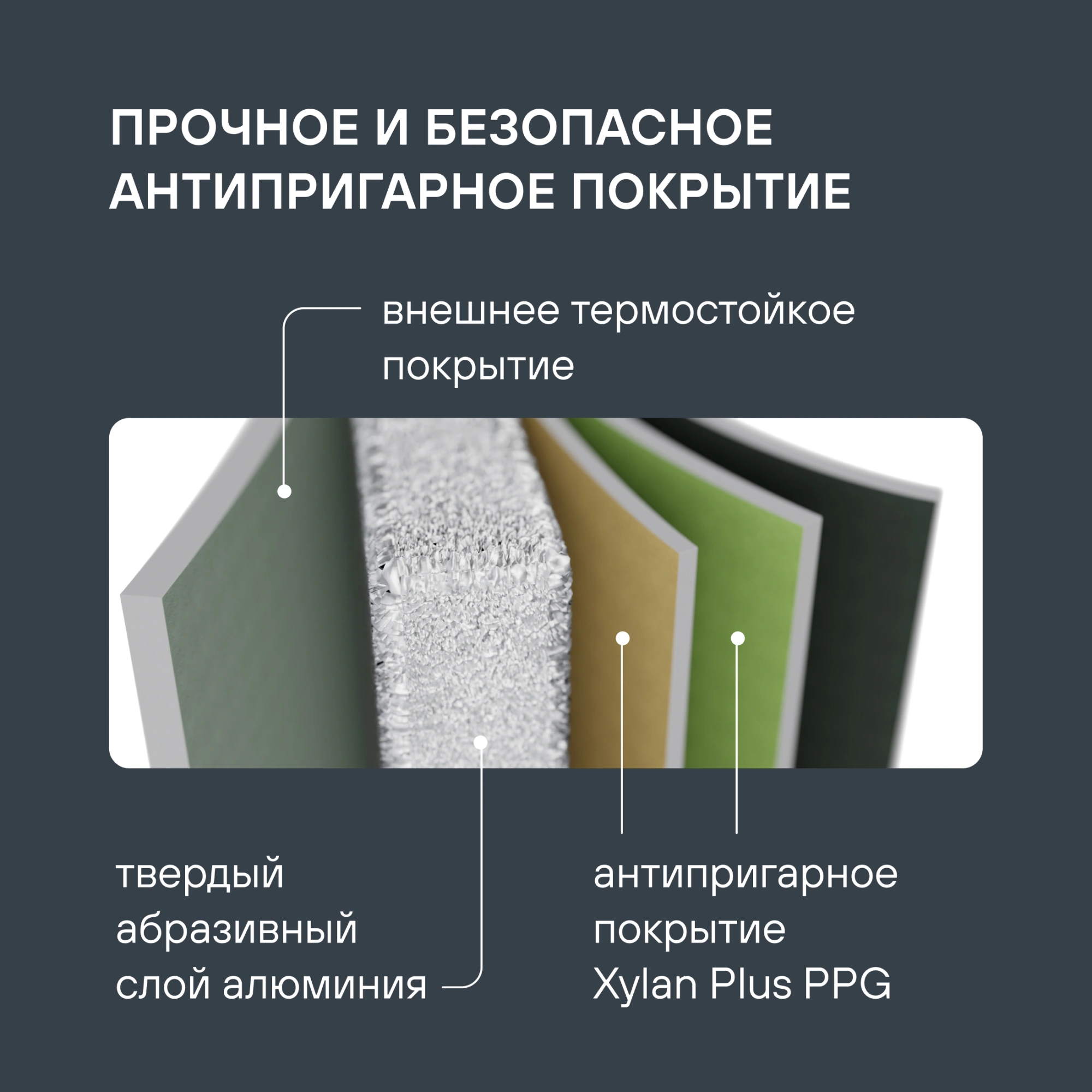 Сковорода-гриль Rondell Fjord RDA-1798 квадратная 26см покрытие: Xylan Plus ручка несъемная (без крышки) черный — миниатюра 10