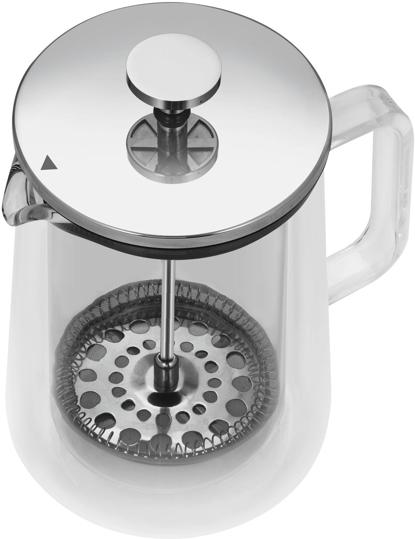 Френч-пресс Rondell Eletto RDS-1823 0.6л прозрачный — миниатюра 3