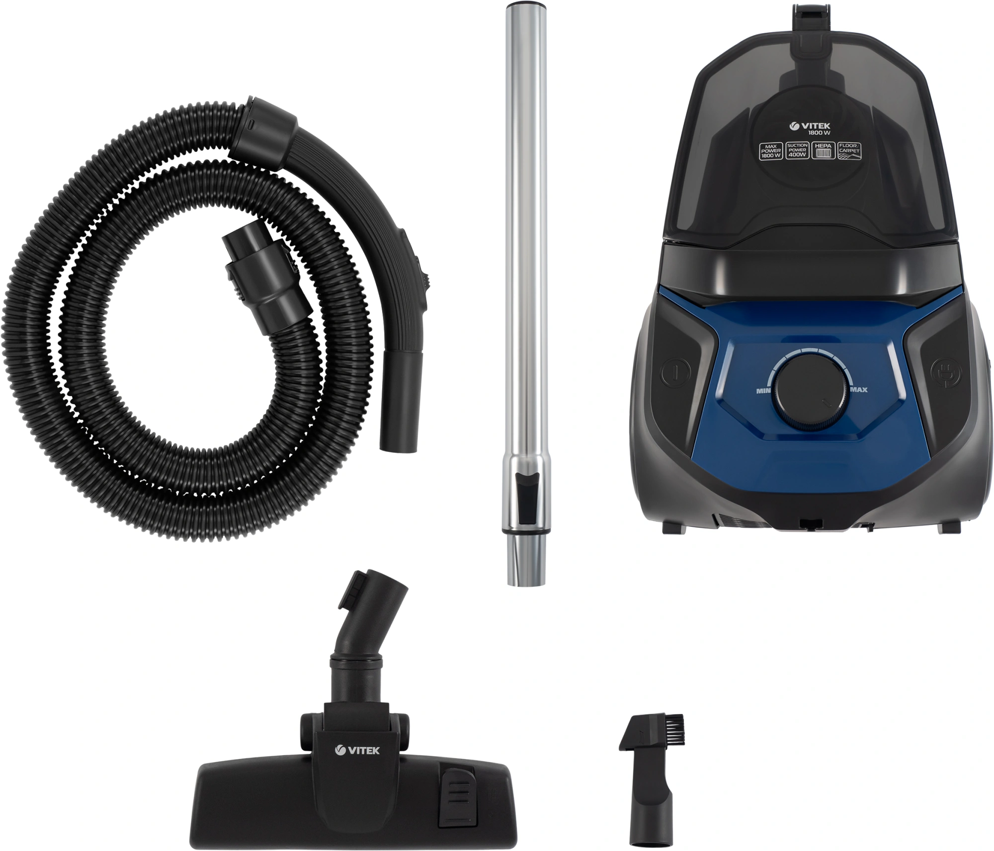 Пылесос Vitek VT-1829 2200Вт синий/черный — миниатюра 16