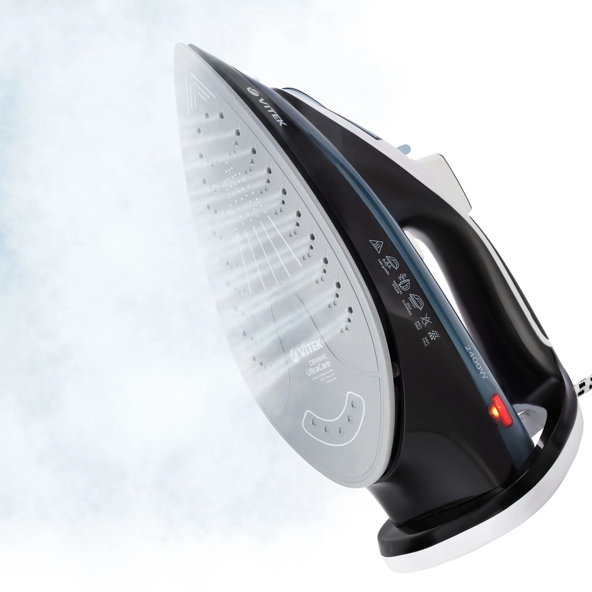 Утюг Vitek VT-8304 2400Вт черный/белый/синий — миниатюра 5