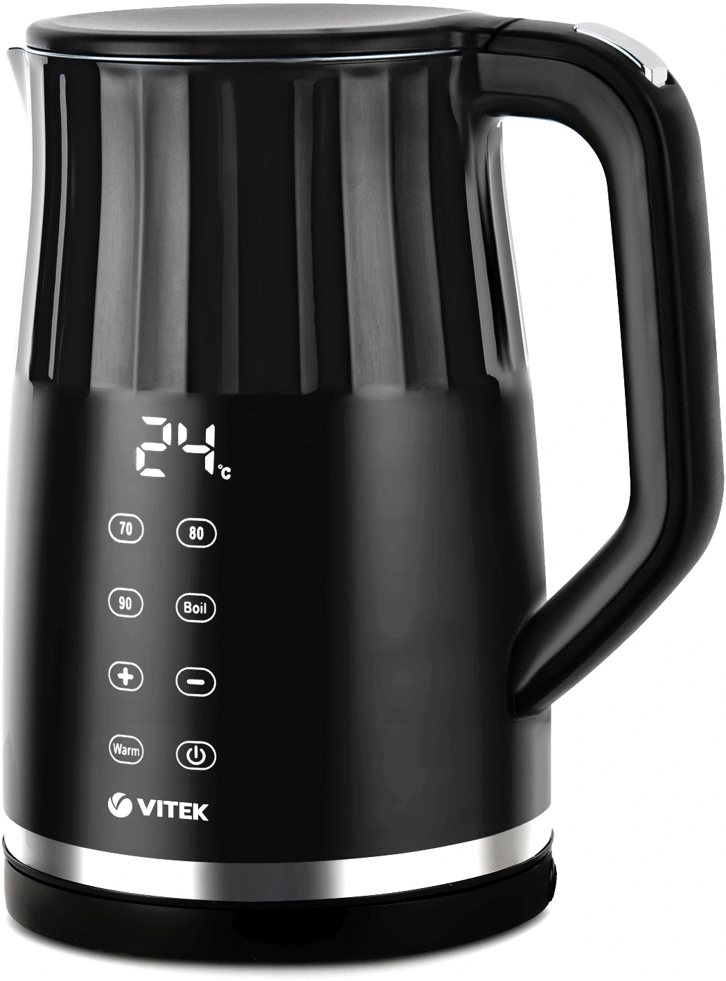 Чайник электрический Vitek Starlight VT-8829 1.7л. 2200Вт черный корпус: металл/пластик — миниатюра 4