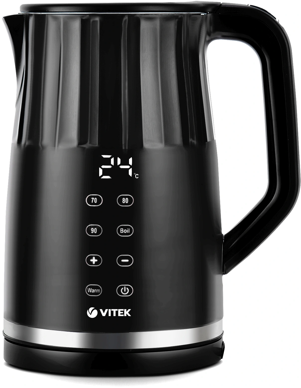 Чайник электрический Vitek Starlight VT-8829 1.7л. 2200Вт черный корпус: металл/пластик — миниатюра 5