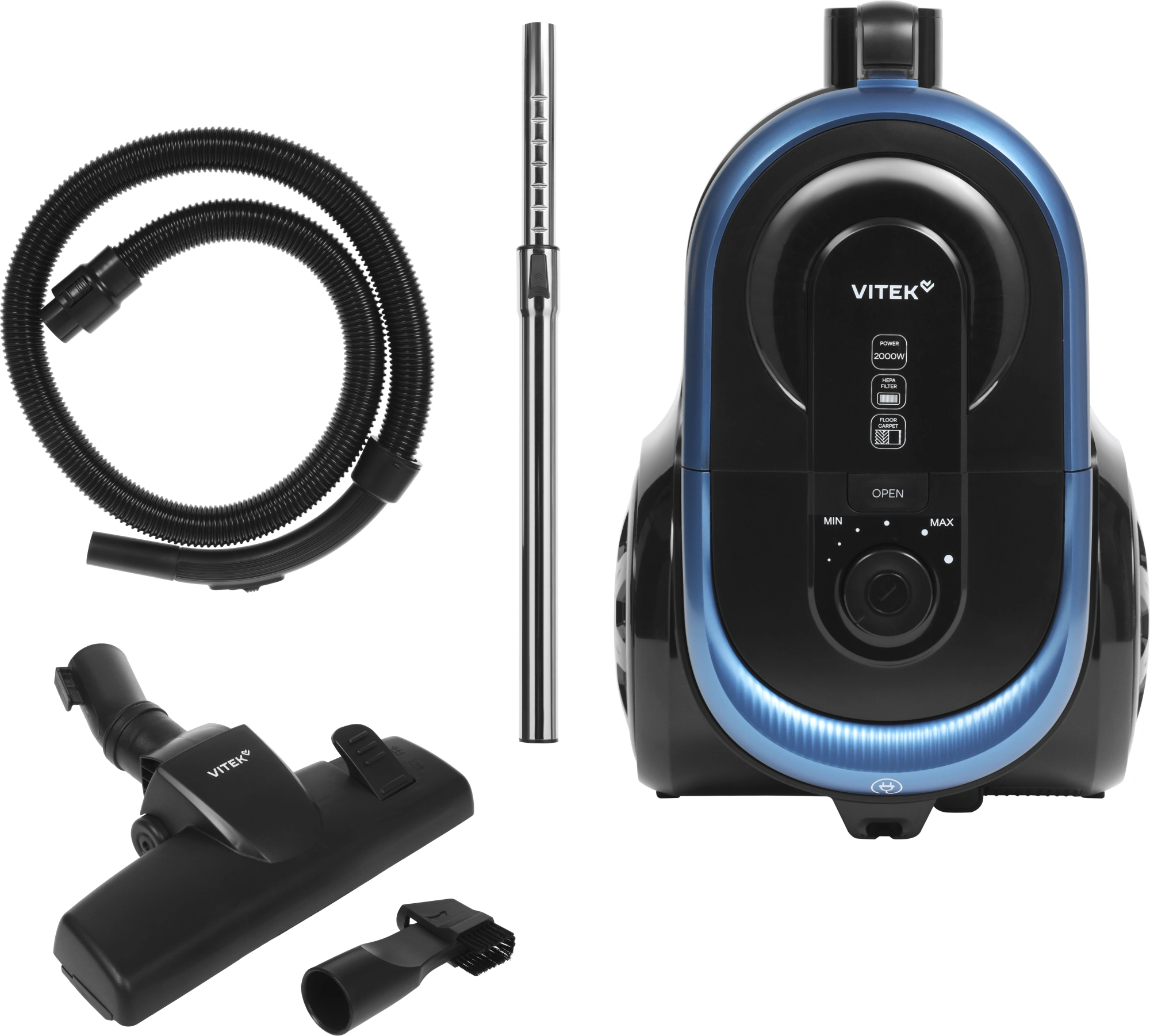 Пылесос Vitek VT-1842 2000Вт синий — миниатюра 16