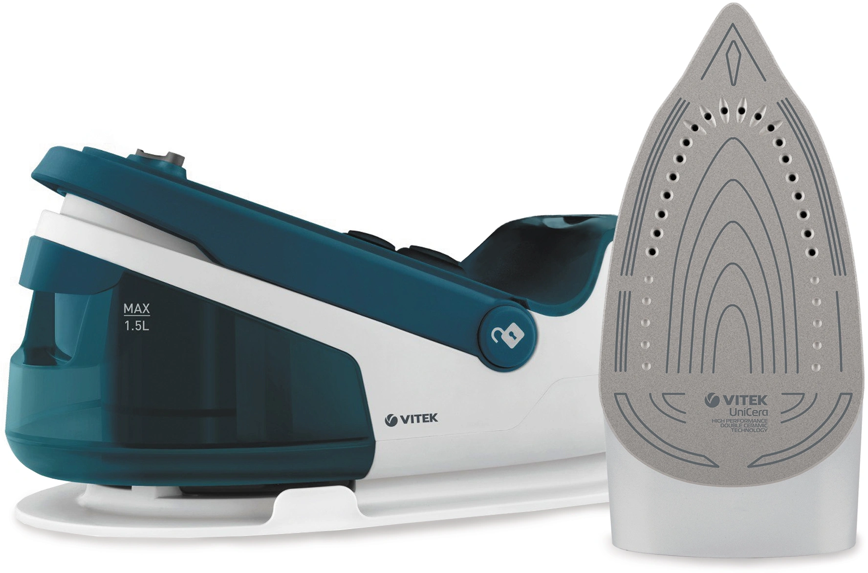 Парогенератор Vitek VT-2830 2400Вт белый — миниатюра 3