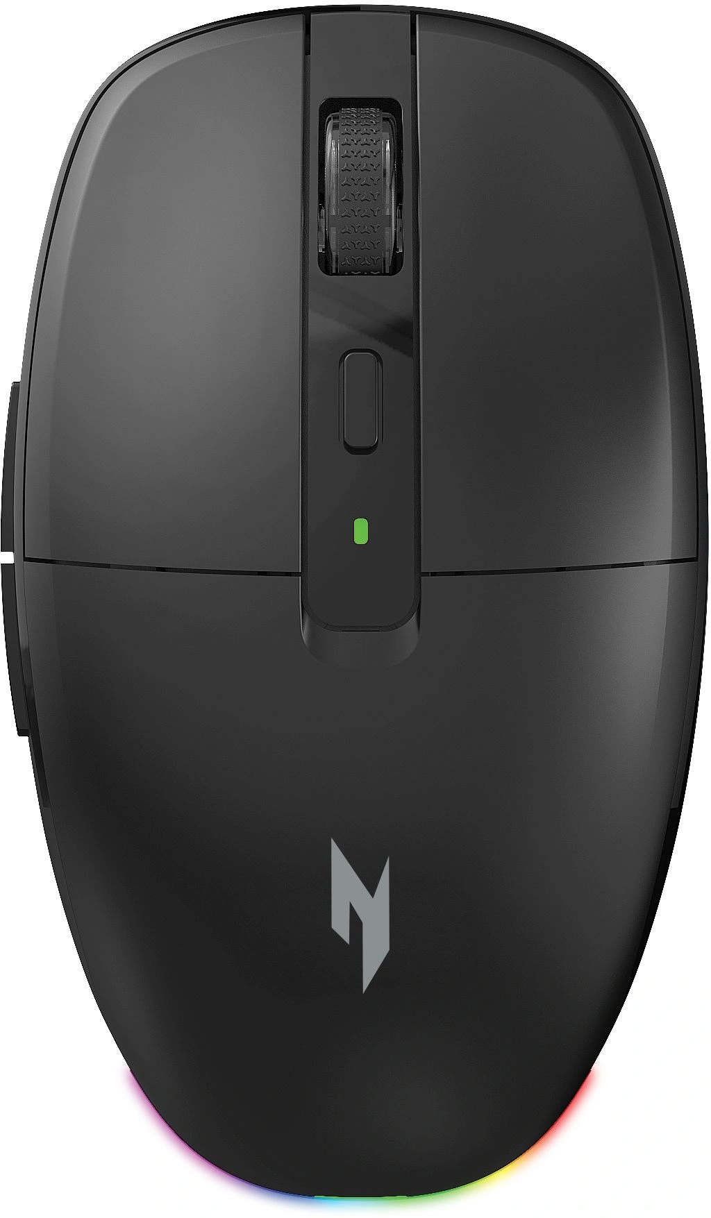 Мышь Acer Nitro OMR400 черный оптическая 3200dpi silent беспров. BT/Radio USB 6but (ZL.MCECC.05B) — миниатюра 2