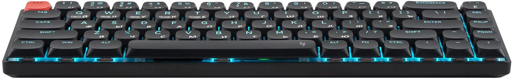 Клавиатура Acer OKR400 механическая черный USB беспроводная BT/Radio Multimedia for gamer LED (ZL.KBDEE.01A) кабель 1.5м — миниатюра 9