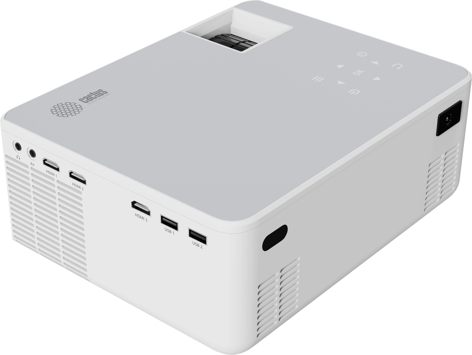 Проектор Cactus CS-PRM.04WT.WUXGA-A LCD 6400Lm LS 400Lm ANSI (1920x1080) 2000:1 ресурс лампы:50000часов 2xUSB typeA 3xHDMI 2.5кг — миниатюра 6