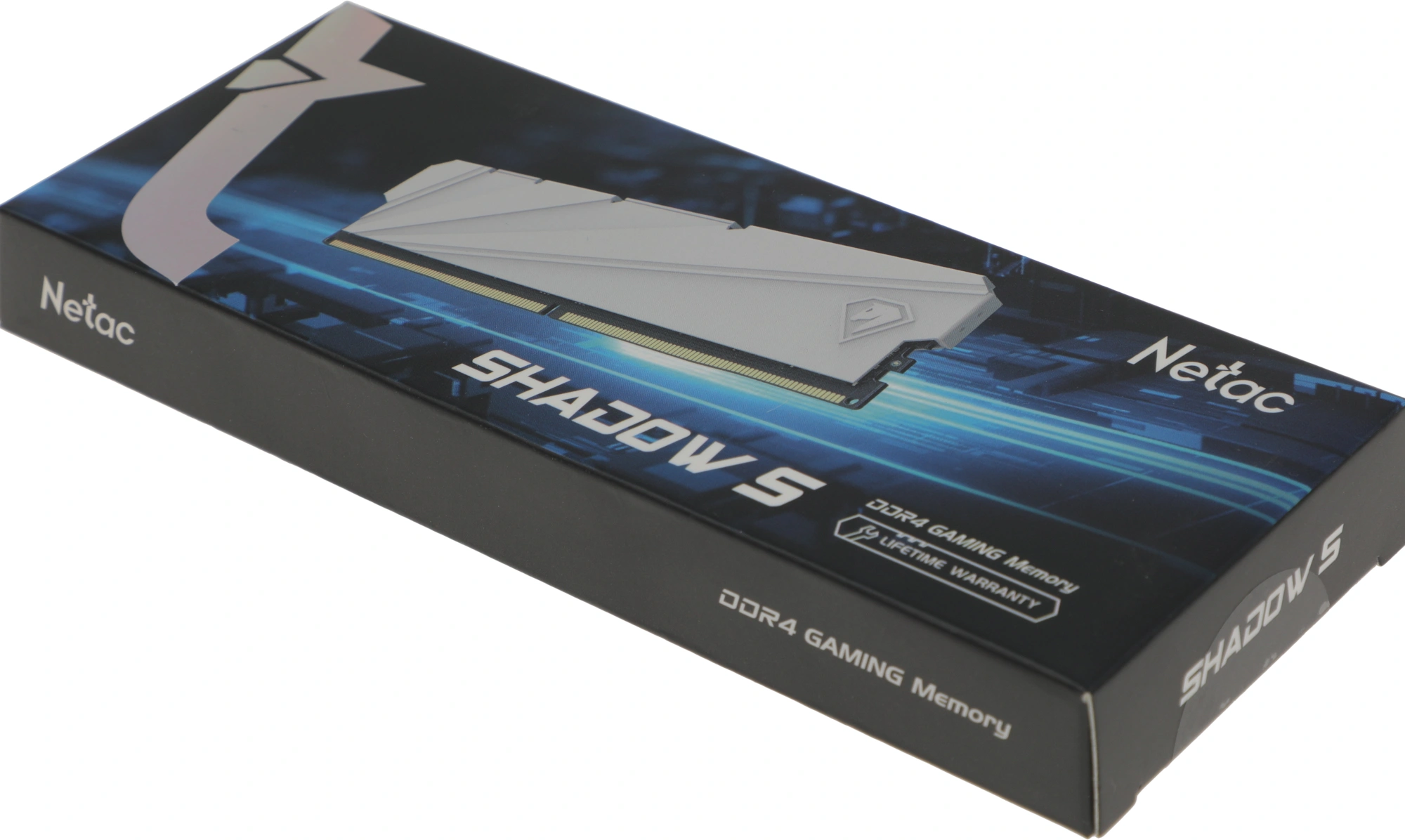 Память DDR4 8GB 3200MHz Netac NTSSD4P32SP-08W Shadow S RTL PC4-25600 CL16 DIMM UDIMM 288-pin 1.35В Intel с радиатором Ret — миниатюра 5