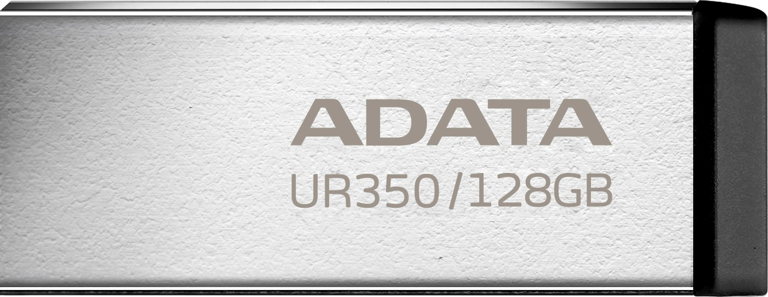 Флеш Диск A-Data 128GB UR350 UR350-128G-RSR/BK USB3.2 серебристый/черный — миниатюра 2