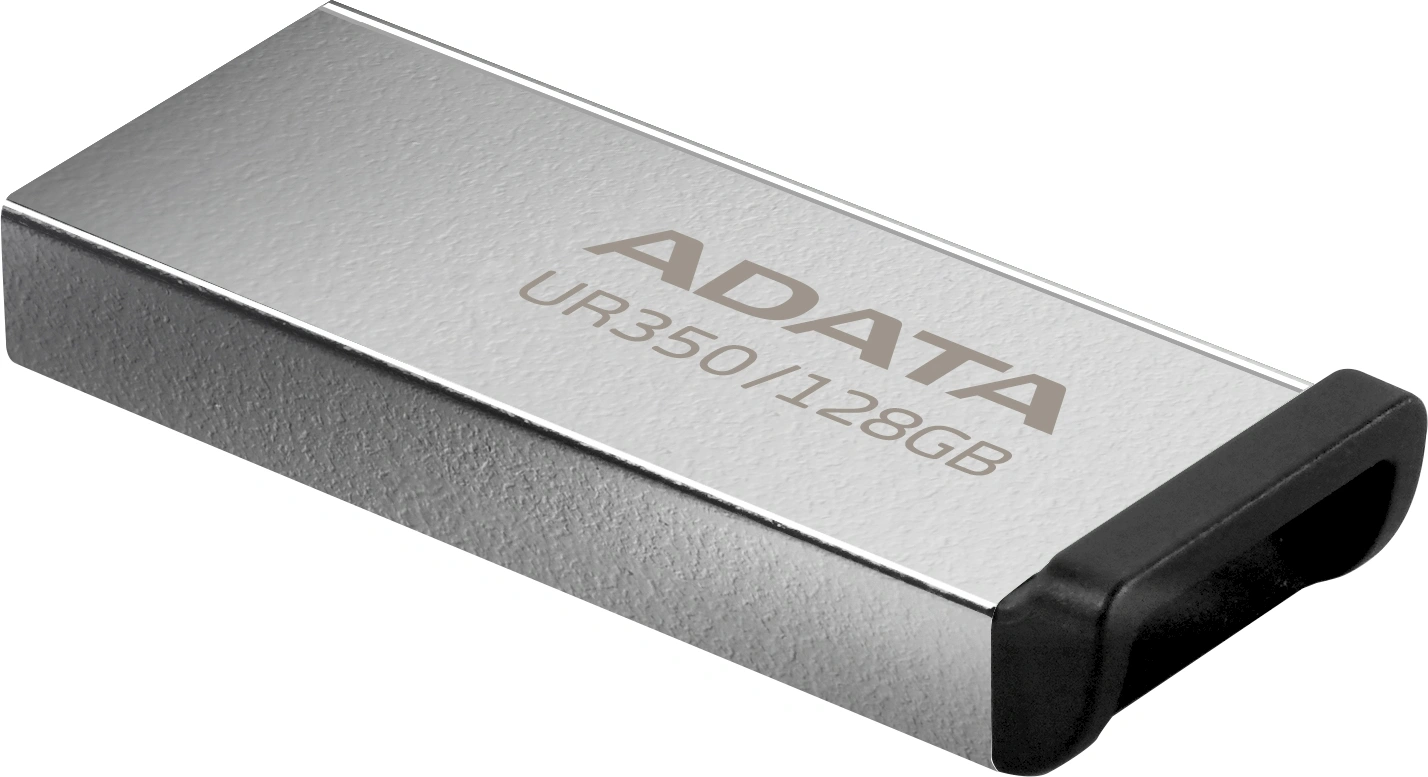 Флеш Диск A-Data 128GB UR350 UR350-128G-RSR/BK USB3.2 серебристый/черный — миниатюра 3