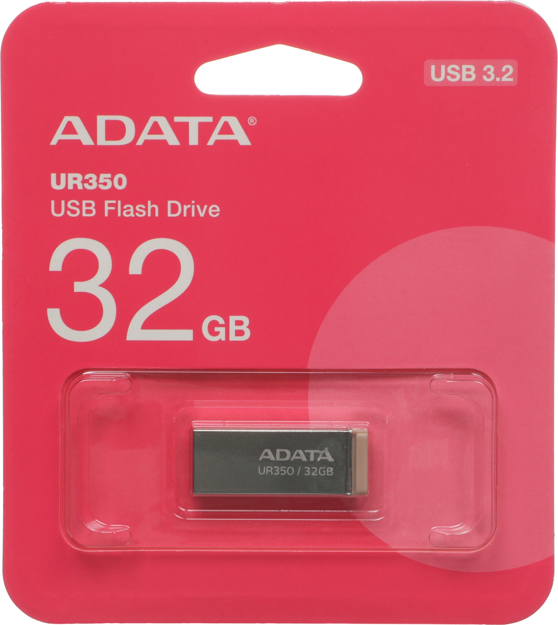 Флеш Диск A-Data 32GB UR350 UR350-32G-RSR/BG USB3.2 серебристый/коричневый — миниатюра 4